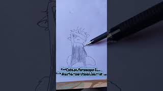 Gojo Satoru 3D Transition! 👿💜 #shorts #anime #gojo #jujutsukaisen #drawing #art