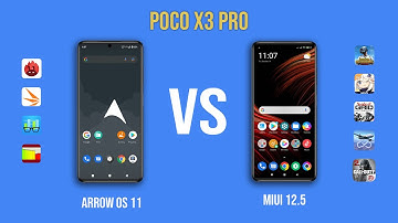 ArrowOS 11 vs MIUI 12.5 on Poco X3 Pro (Benchmark & Gaming Test)