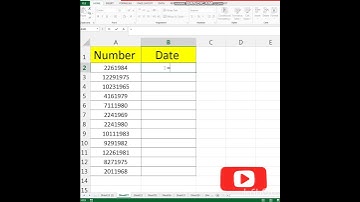 How to Convert any Number into Date trick - Never seen before #shorts #excel #exceltutorial