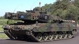 Leopard 2 Kolonne bei Stendal- Heidesturm 2024