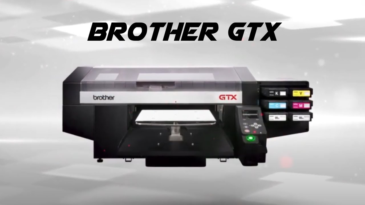 Présentation de l'imprimante Brother GTX pour l'impression DTG - YouTube
