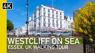 [4K] Westcliff On Sea, Essex, Uk 2022 | Virtual Walk Of Westcliff Cliffs And Seafront