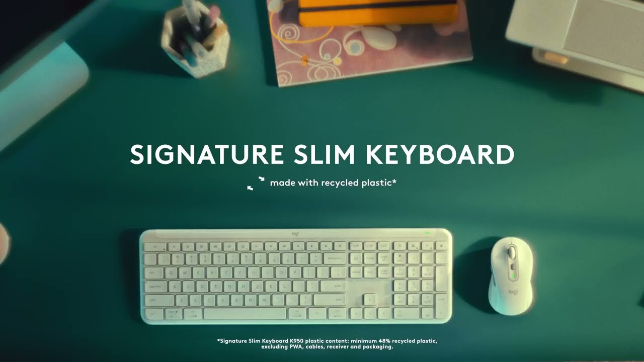Logitech K950 Signature Slim Wireless Full-Size Keyboard