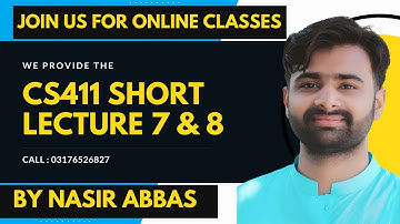 CS411 Lecture 7 & 8 BY VUBWN CS411 SHORT LECTURES | CS411 Midterm Preparation | CS411 Short Lectures