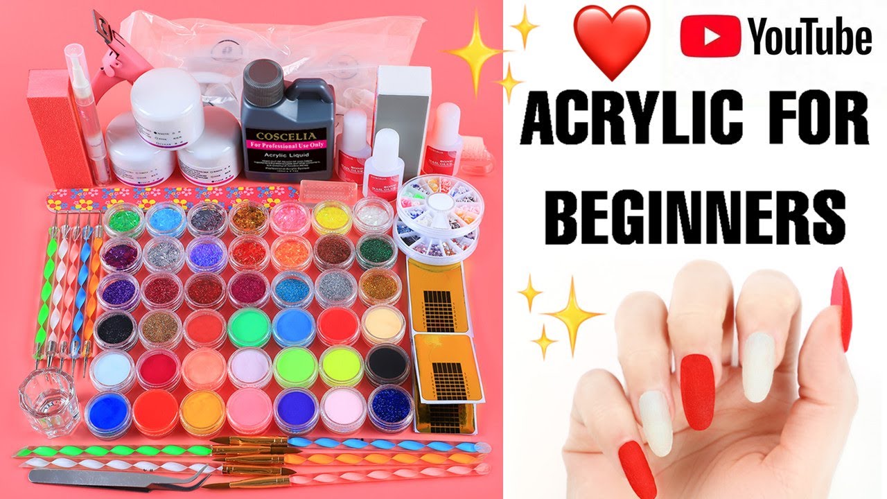 Acrylic Nails Fullset For Beginners Nails StepbyStep Acrylic