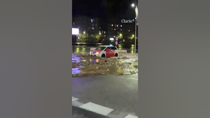 ASÍ SE INUNDO Valencia en segundos con DANA