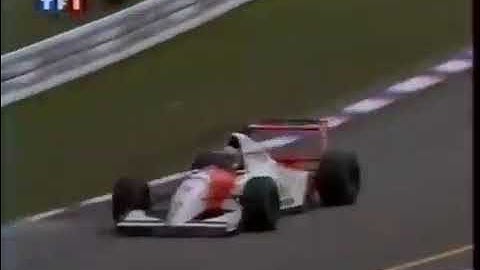 Ayrton Senna Pit Stop, before the pitlane speed limits!