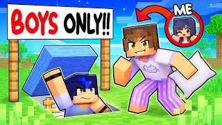 Joining The (BOYS ONLY!) Sleepover In Minecraft!