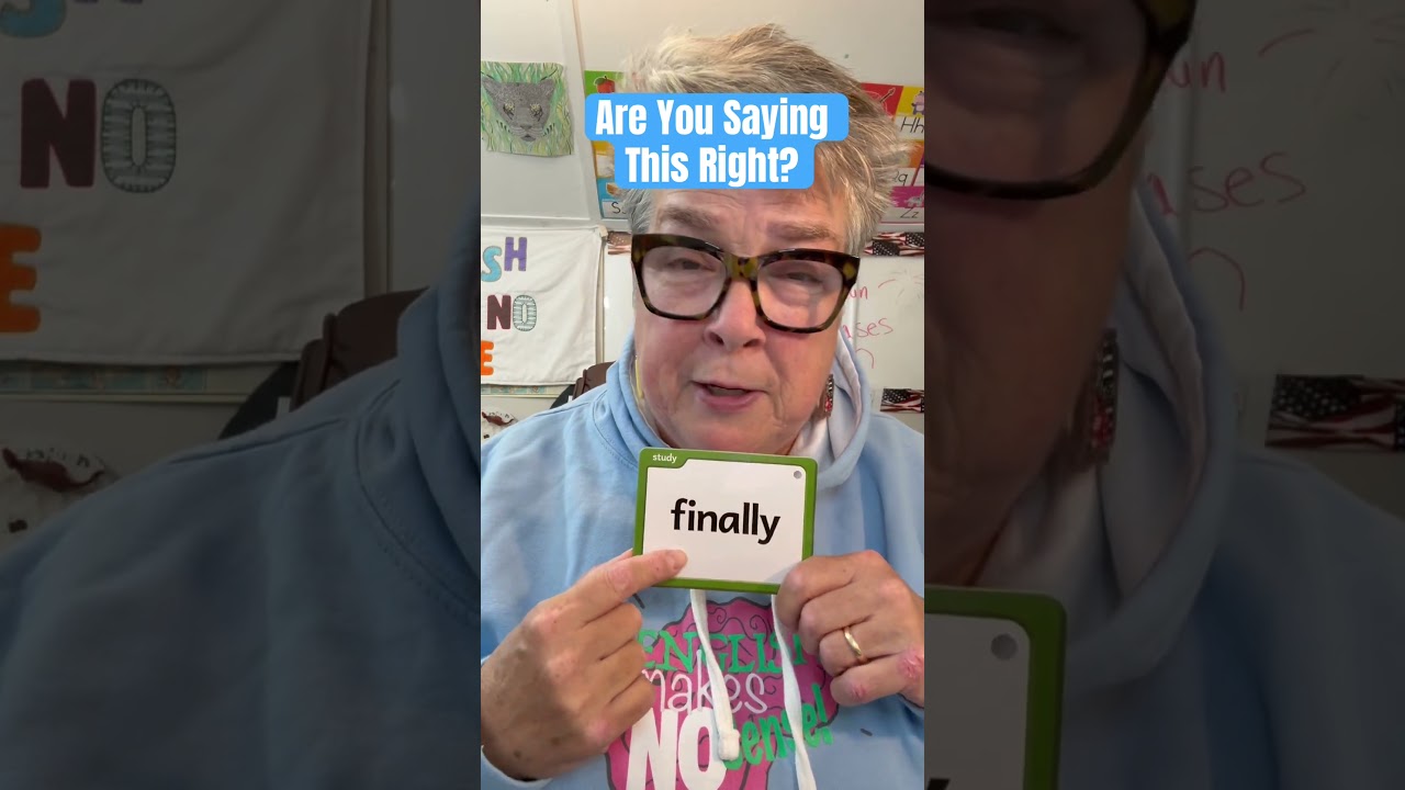 How to Pronounce FINALLY? #english #pronunciation  #languagelearning #learnenglish  #esl