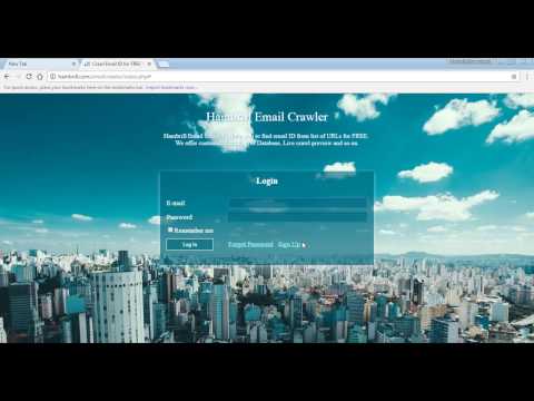 Find email ID from List of URLs for Free -  Hambrill Email Crawler