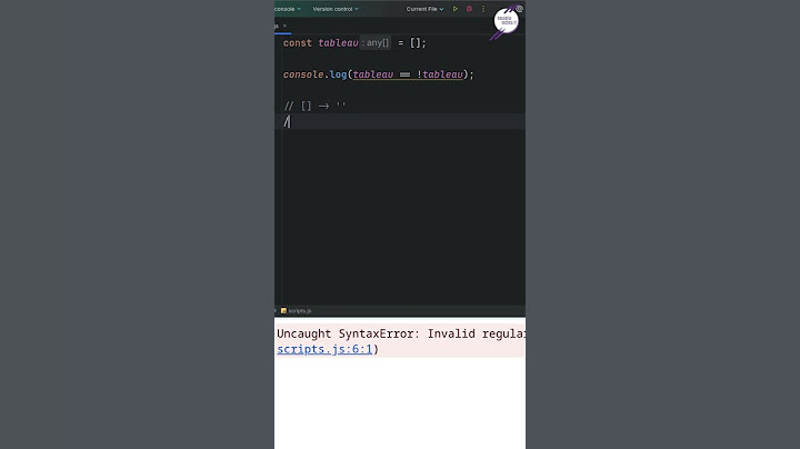 Ce bout de code retourne true… et personne ne comprend pourquoi 😱 #JavaScript