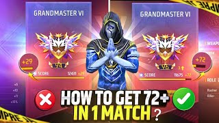 How To Get 72+ Point In 1 Match | Secret Trick To Fast Rank Push ✅