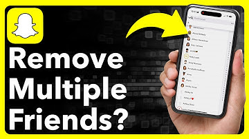 Hoe verwijder je meerdere vrienden op Snapchat?