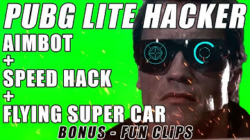 Most Expensive Hacks In PUBG LITE PC? Hacker using AIMBOT+SPEED HACK+FLYING SUPERCAR