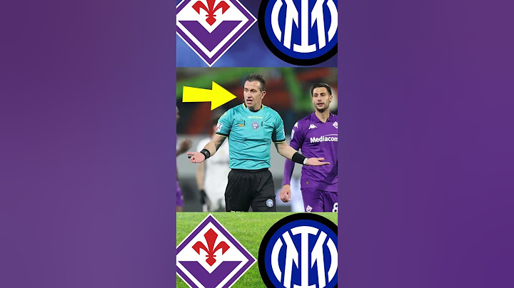 FIORENTINA-INTER 3-0. GUARDATE QUI CHE HA FATTO L'ARBITRO #shorts