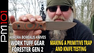 Using the Forester Gen 2 To Make A Primitive Trap (WTG Knife Review) - Preparedmind101