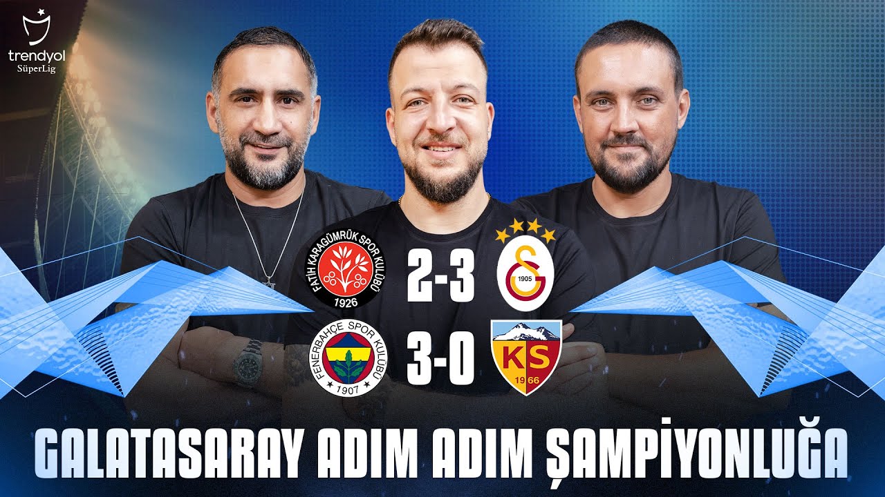 Canlı 🔴 Karagümrük - Galatasaray | Fenerbahçe - Kayserispor | Süper Lig  Özel & Sky Spor
