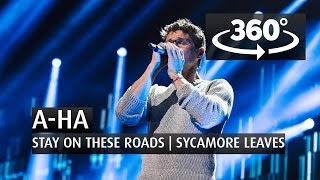 Video thumbnail of "A-HA - STAY ON THESE ROADS | SYCAMORE LEAVES - 360 Angle - The 2015 Nobel Peace Prize Concert"