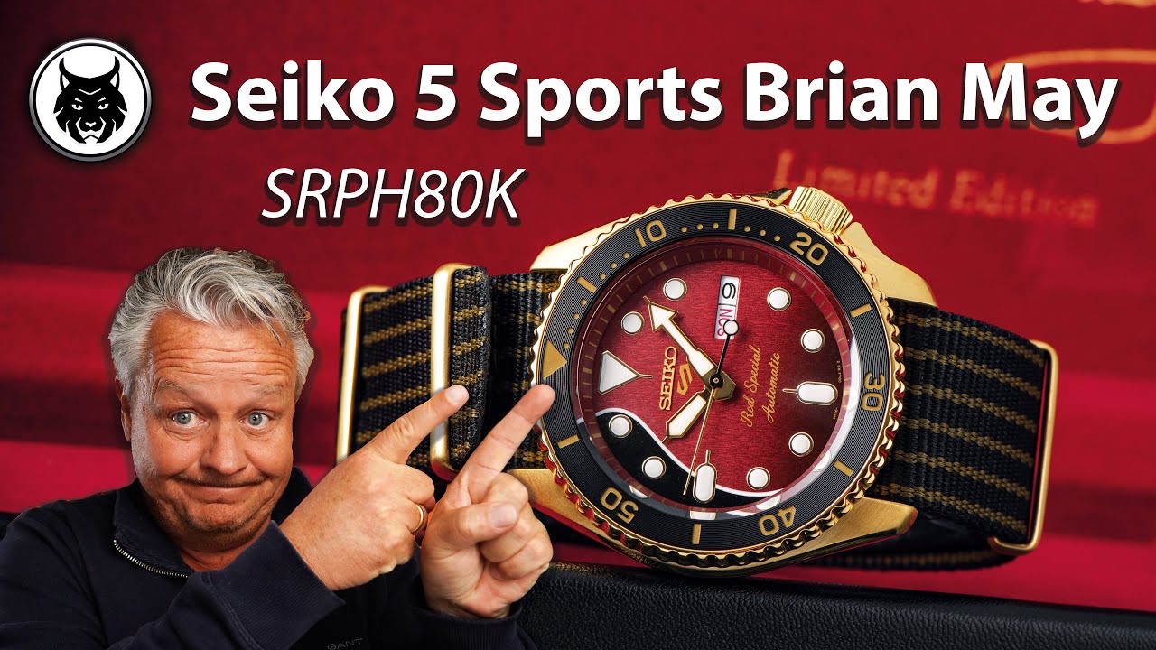Seiko 5 Sports Brian May SRPH80K Quick Check – WATCHDAVID®