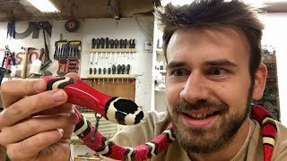 Making a 100 Piece Snake Lure for 100,000 Subscribers!