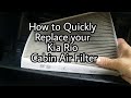 2019 How to replace Kia Rio Cabin Air filter /Maintenance