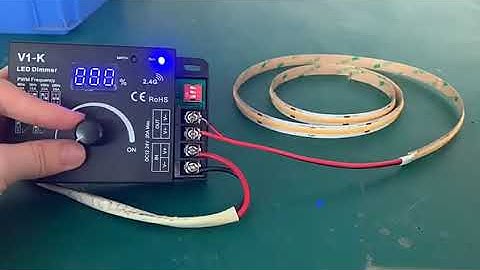 V1-K 2,000Hz 20A Dimming Controller work with COB LED Strips - superlightingled