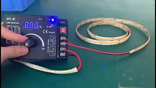 V1-K 2,000Hz 20A Dimming Controller work with COB LED Strips - superlightingled