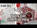 DIY Giant Gingerbread House!
