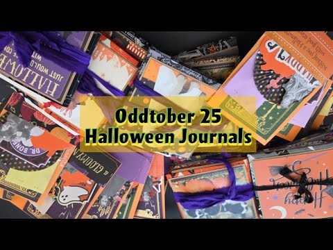 Oddtober 25 - Halloween Journal Release! - YouTube