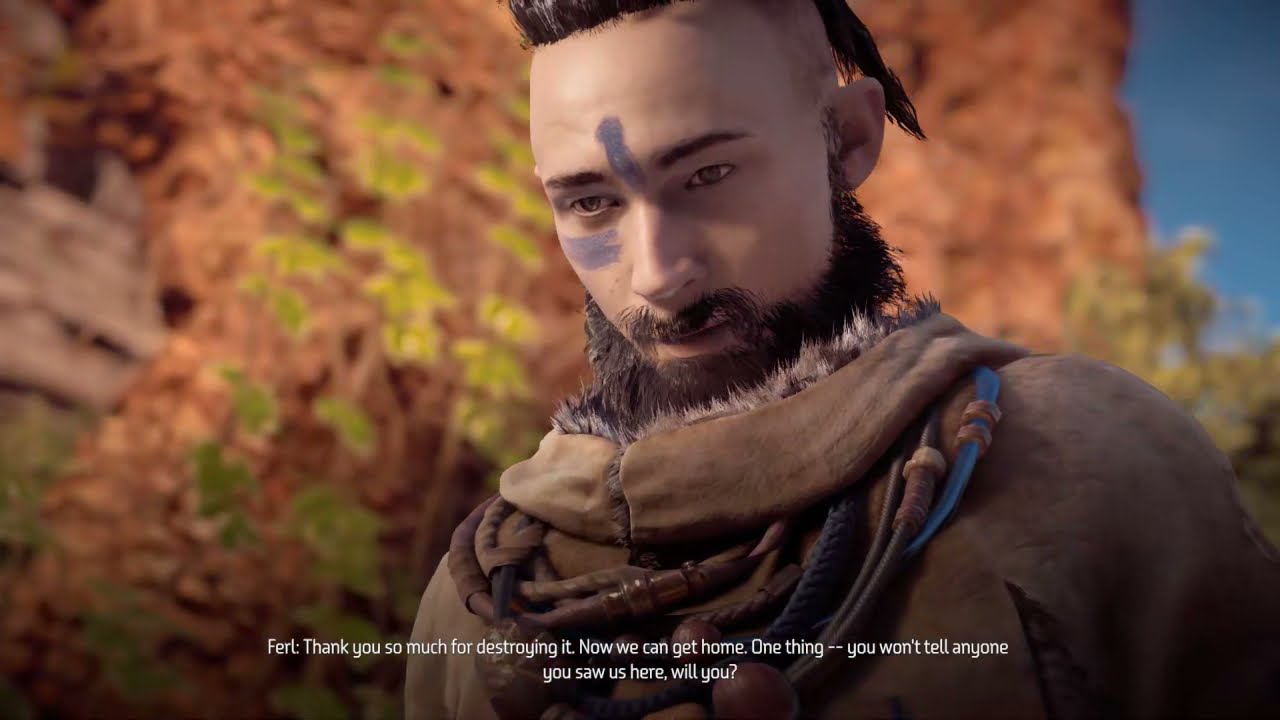 Horizon Zero Dawn - Forbidden West: Sanctuary - talk to Ferl (No Commentary)