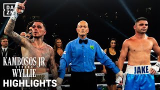 Thumbnail for Kambosos Jr. vs. Wyllie Highlights. An absolutely cracking scrap in Sydney 👏
