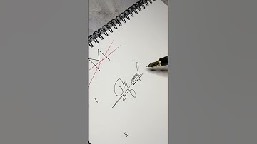 How to sign the letter M  ? #signature #signatureideas #names #calligraphy #art