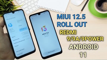 Xiaomi Redmi 9/9a/9i Series MIUI 12.5 Update Rollout | Android 11