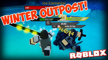 COMPLETING WINTER OUTPOST FOR MY FIRST TIME!!! | Dungeon Quest on Roblox #1