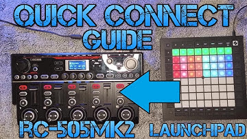 How to connect a Launchpad Pro MK3 to an RC505mk2 Loopstation [TUTORIAL]