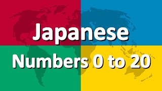 Learn Japanese part 4 | Numbers 0 to 20