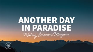 Video thumbnail of "Matvey Emerson, MAYXNOR - Another Day In Paradise (Lyrics)"