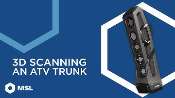 Go!SCAN SPARK 3D scanning an ATV Trunk