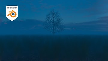 Create This Simple Moody Cinematic Landscape In Under 5 Minutes In Blender | Blender Tutorial