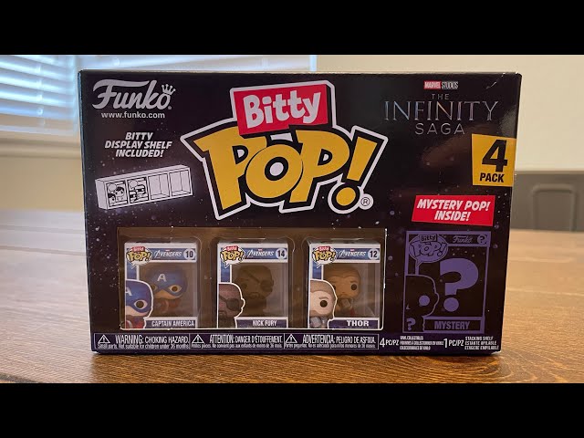 Funko Bitty POP! Marvel (Captain America, Nick Fury, Thor, and