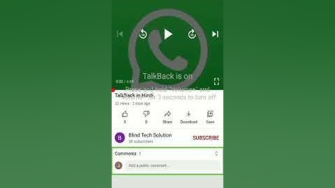 how to download YouTube video on videoder with TalkBack in Hindi