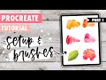 Procreate TUTORIAL: Watercolor Florals Painting