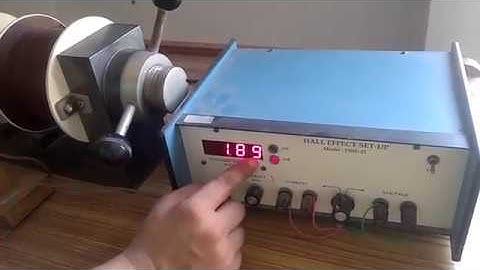 Hall effect experiment