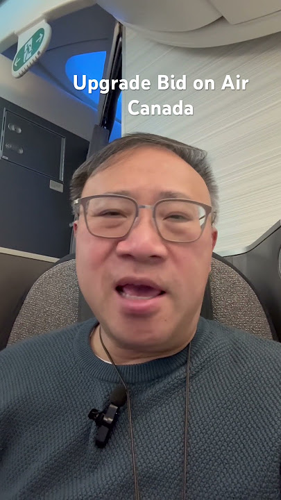 Successful Upgrade Bid on Air Canada