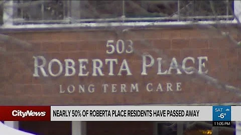Nearly 50 per cent of Roberta Place residents have...