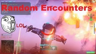 Planetside 2 - Random Encounters - Trolling Dem TR & NC with Galaxy :D