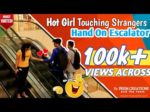 touching-strangers-hands-on-the-escalator-|-prank-in-mumbai-|-hot-girl-prank-in-india-2018-|-#india