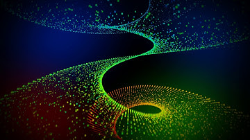 Free 4K BLUE Moving Background ❄ Particles Spiral  - motion background loop