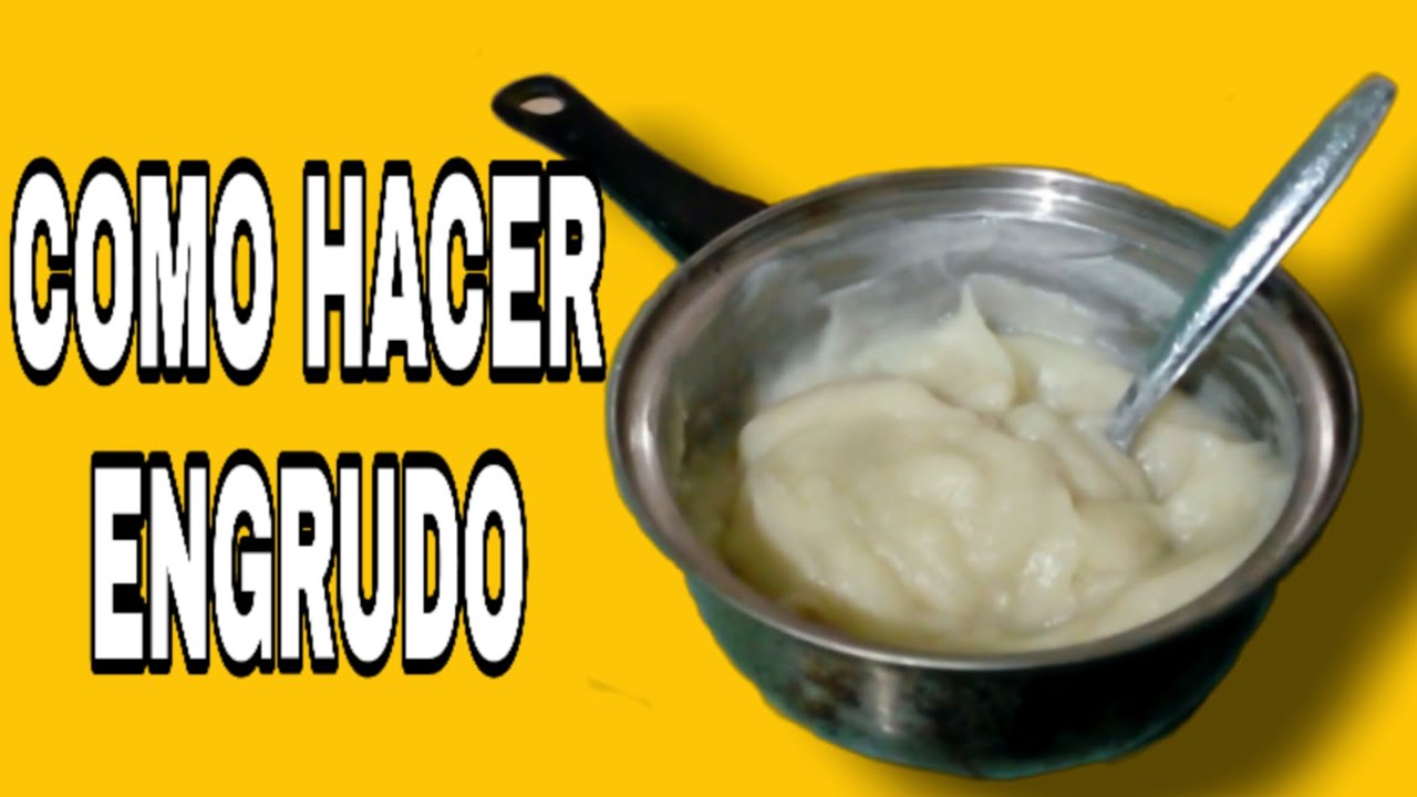 COMO HACER ENGRUDO | PEGAMENTO CASERO CON SOLO 2 INGREDIENTES | MUY FÁCIL  |Isaac Martinez DIY - YouTube