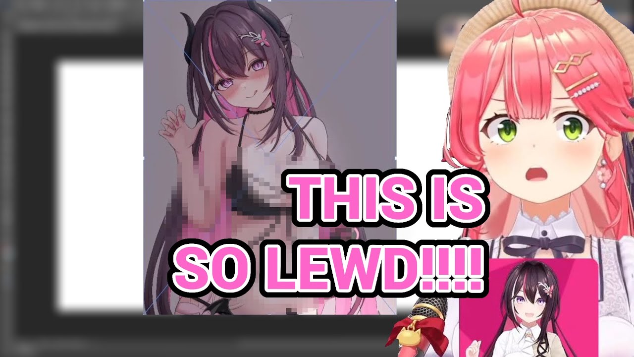 Miko Lost It When She Saw This Succubus Azki Fan Art for Azki's Thumbnail!!!